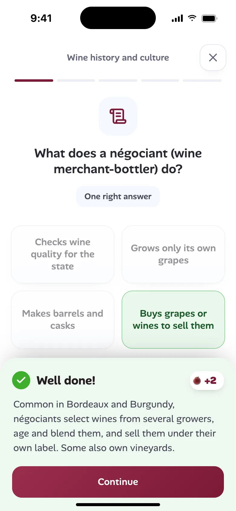 The daily quiz