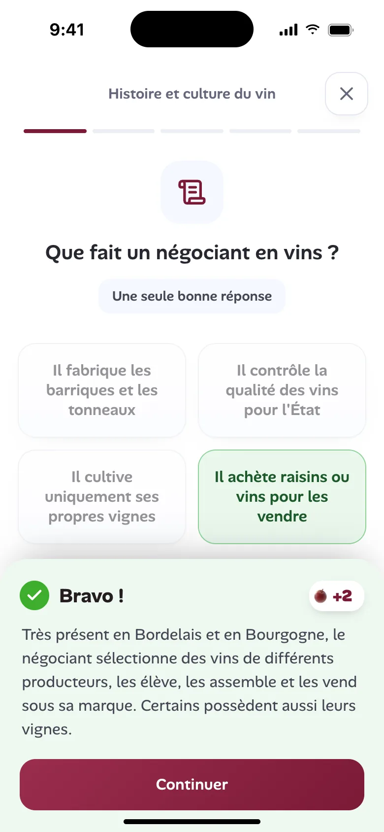 Le quiz du jour